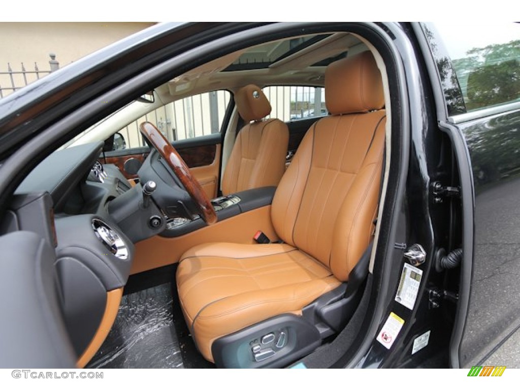 2012 XJ XJL Portfolio - Midnight Black / London Tan/Jet photo #11