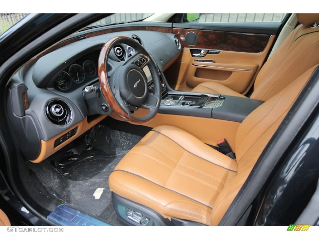 2012 XJ XJL Portfolio - Midnight Black / London Tan/Jet photo #12