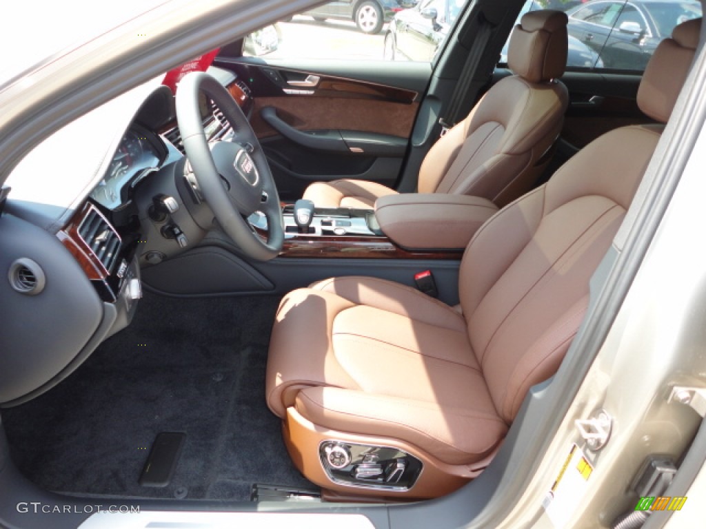 2013 Audi A8 L 3.0T quattro Front Seat Photo #69120428