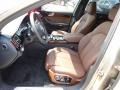 Nougat Brown Front Seat Photo for 2013 Audi A8 #69120428