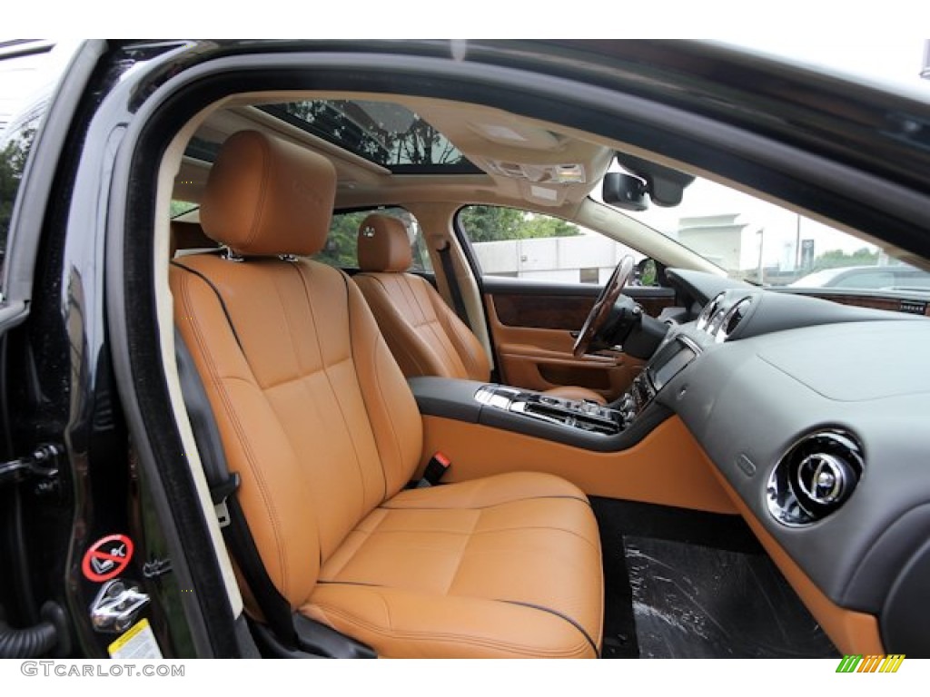 2012 XJ XJL Portfolio - Midnight Black / London Tan/Jet photo #21