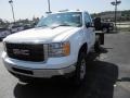 2013 Summit White GMC Sierra 3500HD Regular Cab 4x4 Chassis  photo #3