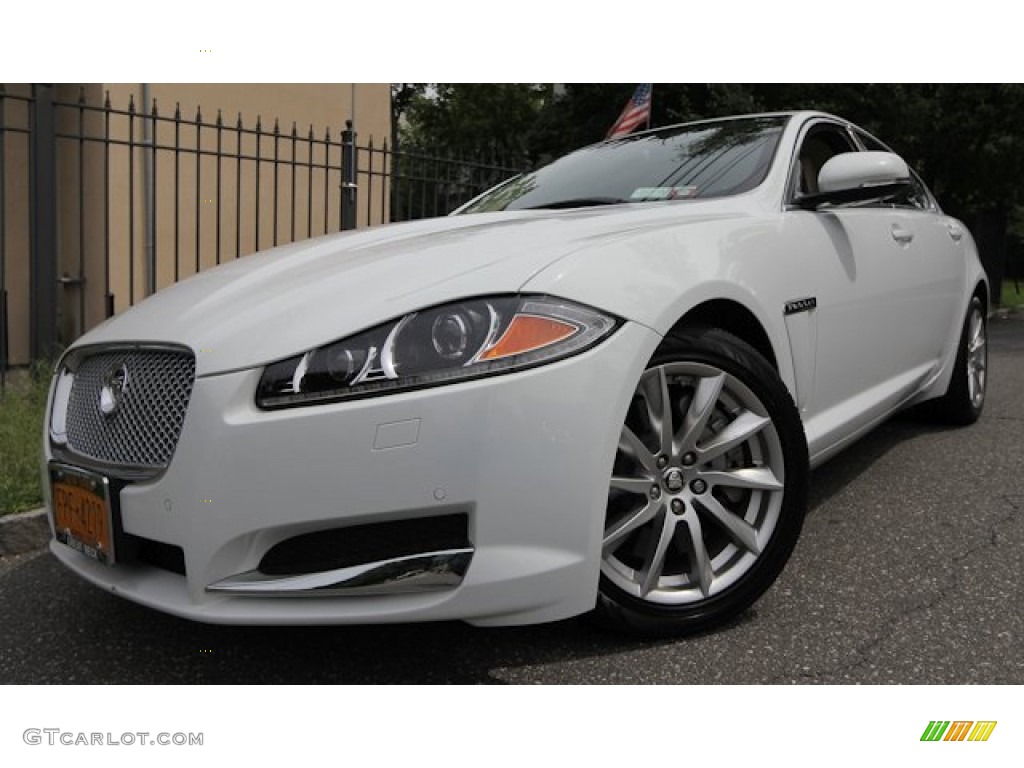 Polaris White Jaguar XF