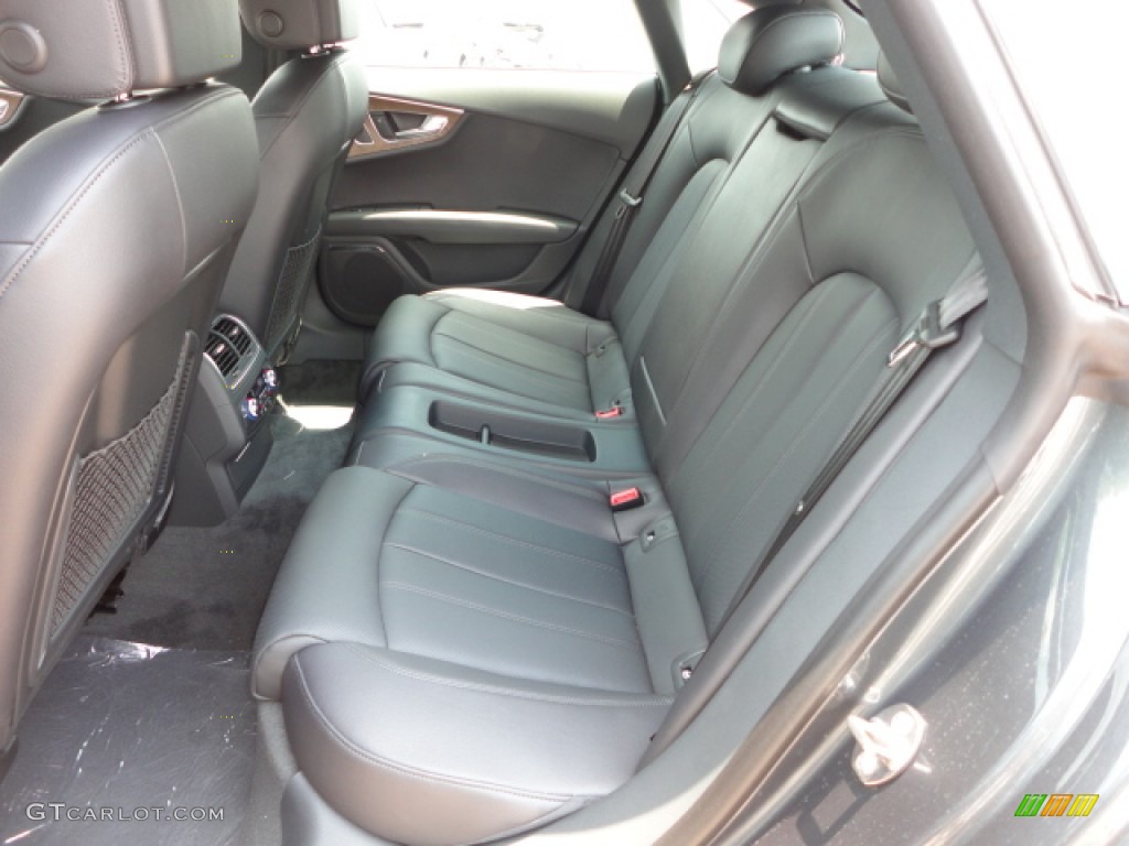 Black Interior 2013 Audi A7 3.0T quattro Prestige Photo #69120629