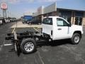 Summit White - Sierra 3500HD Regular Cab 4x4 Chassis Photo No. 16