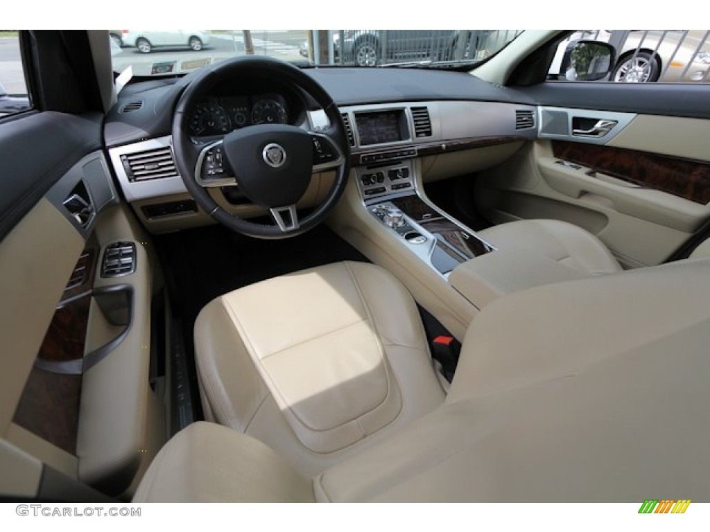 Barley/Warm Charcoal Interior 2012 Jaguar XF Standard XF Model Photo #69120691