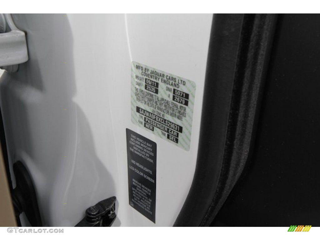 2012 XF Color Code NER for Polaris White Photo #69120809
