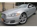 Rhodium Silver Metallic 2012 Jaguar XJ XJL Portfolio