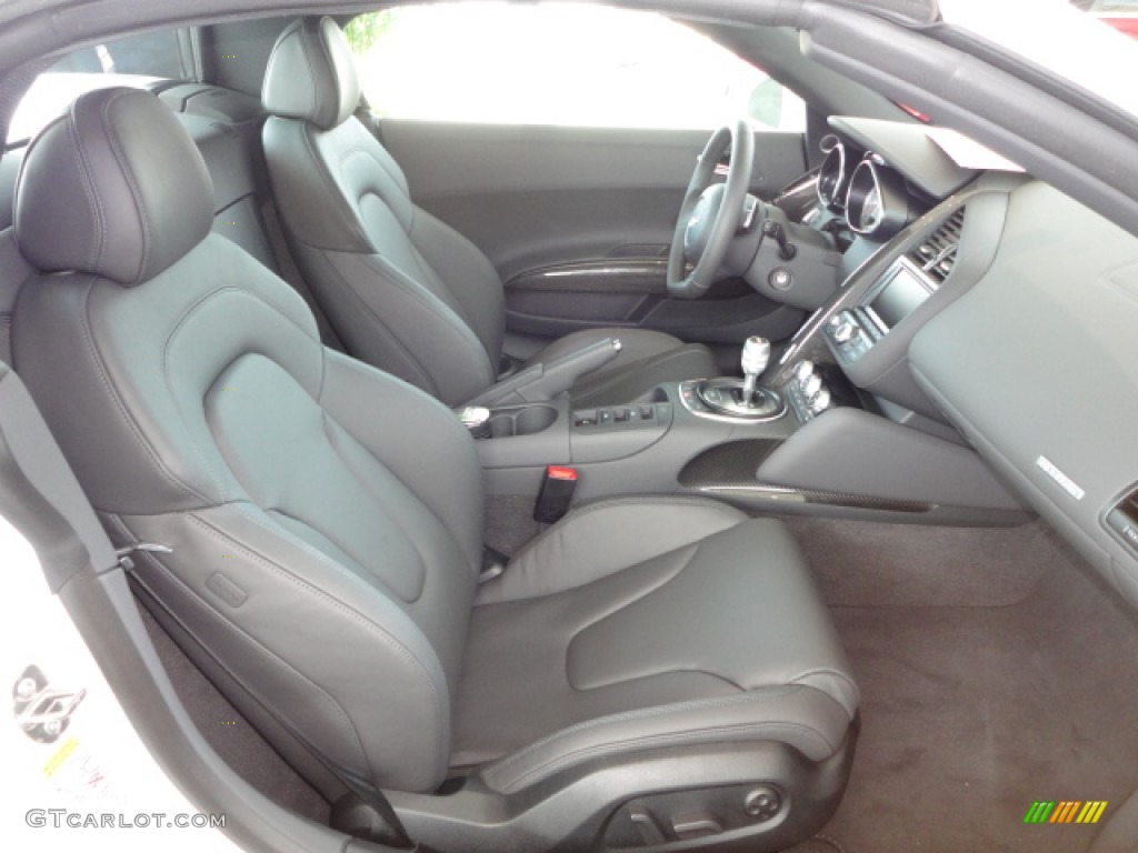 Black Interior 2012 Audi R8 4.2 FSI quattro Photo #69121211