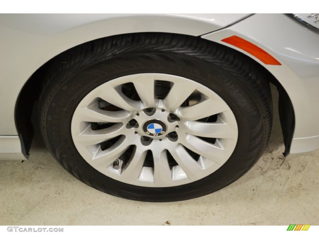 2009 3 Series 328i Sedan - Titanium Silver Metallic / Black photo #3