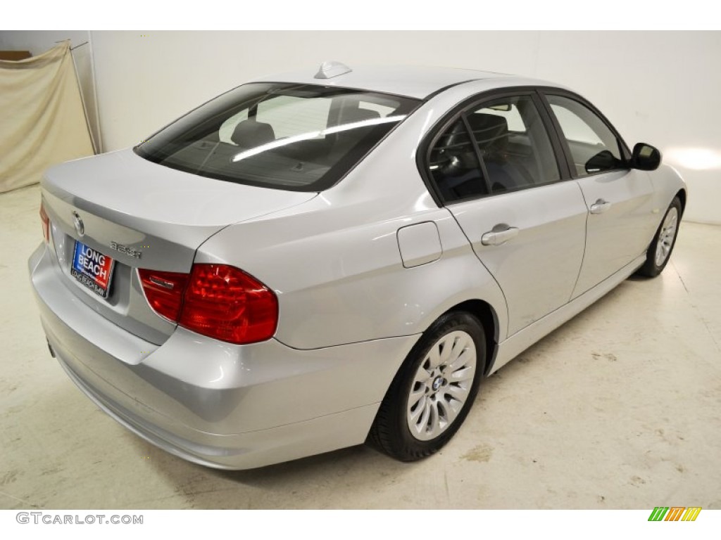 2009 3 Series 328i Sedan - Titanium Silver Metallic / Black photo #5