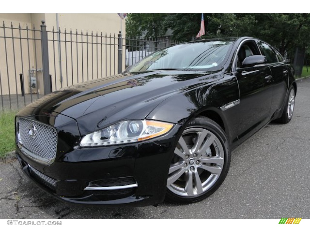 Midnight Black Jaguar XJ