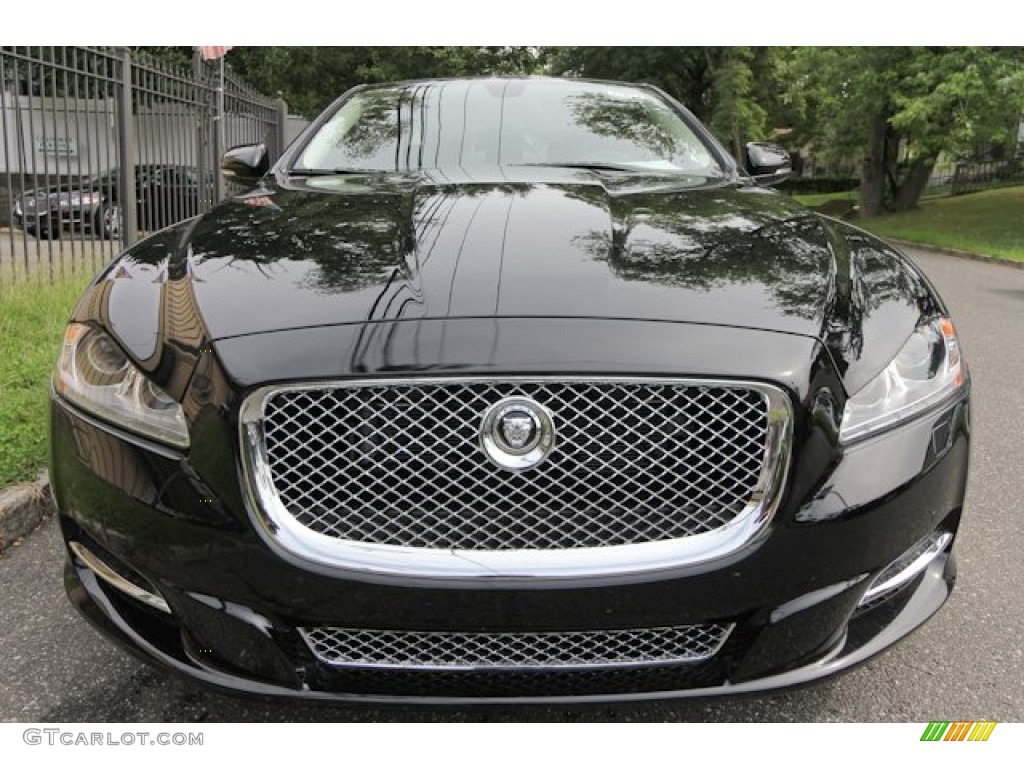 2012 XJ XJ - Midnight Black / Dove/Jet photo #2