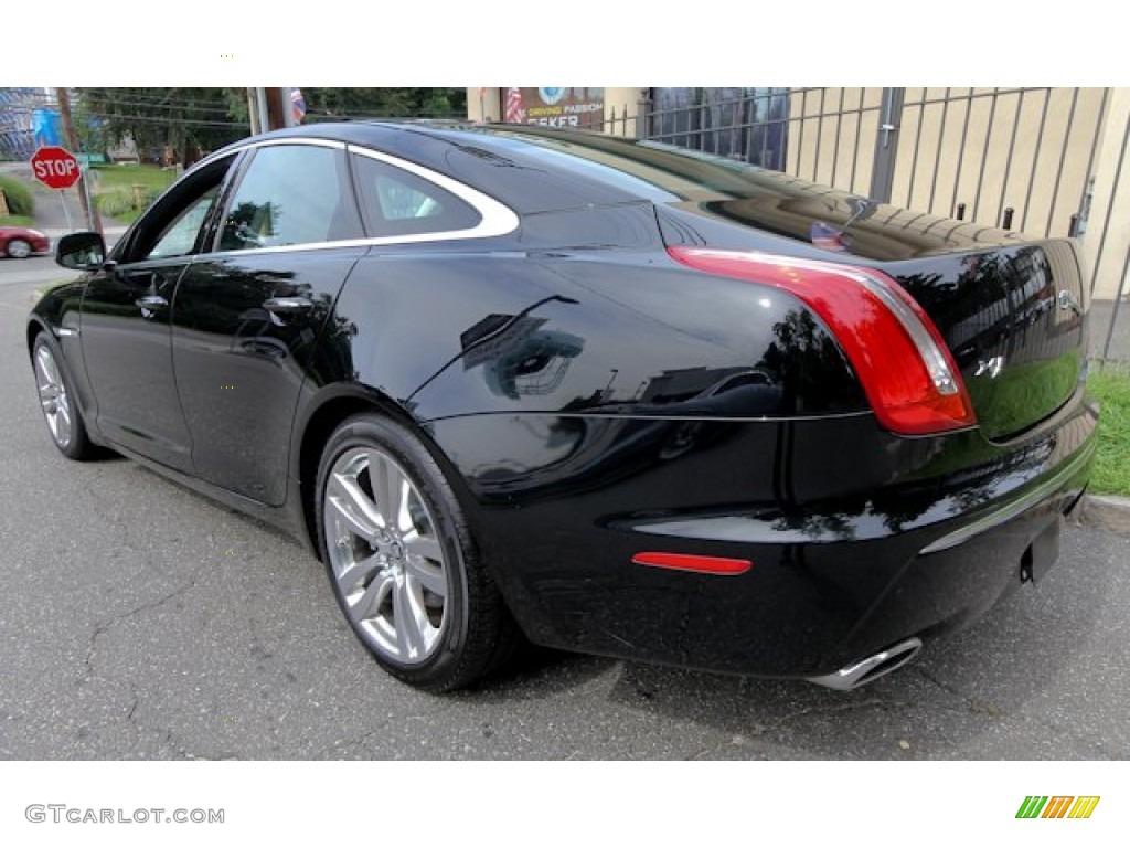 2012 XJ XJ - Midnight Black / Dove/Jet photo #4