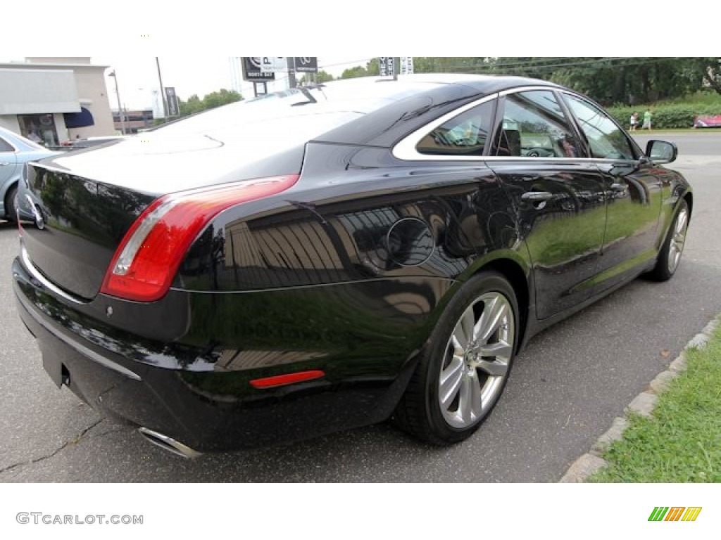 2012 XJ XJ - Midnight Black / Dove/Jet photo #7