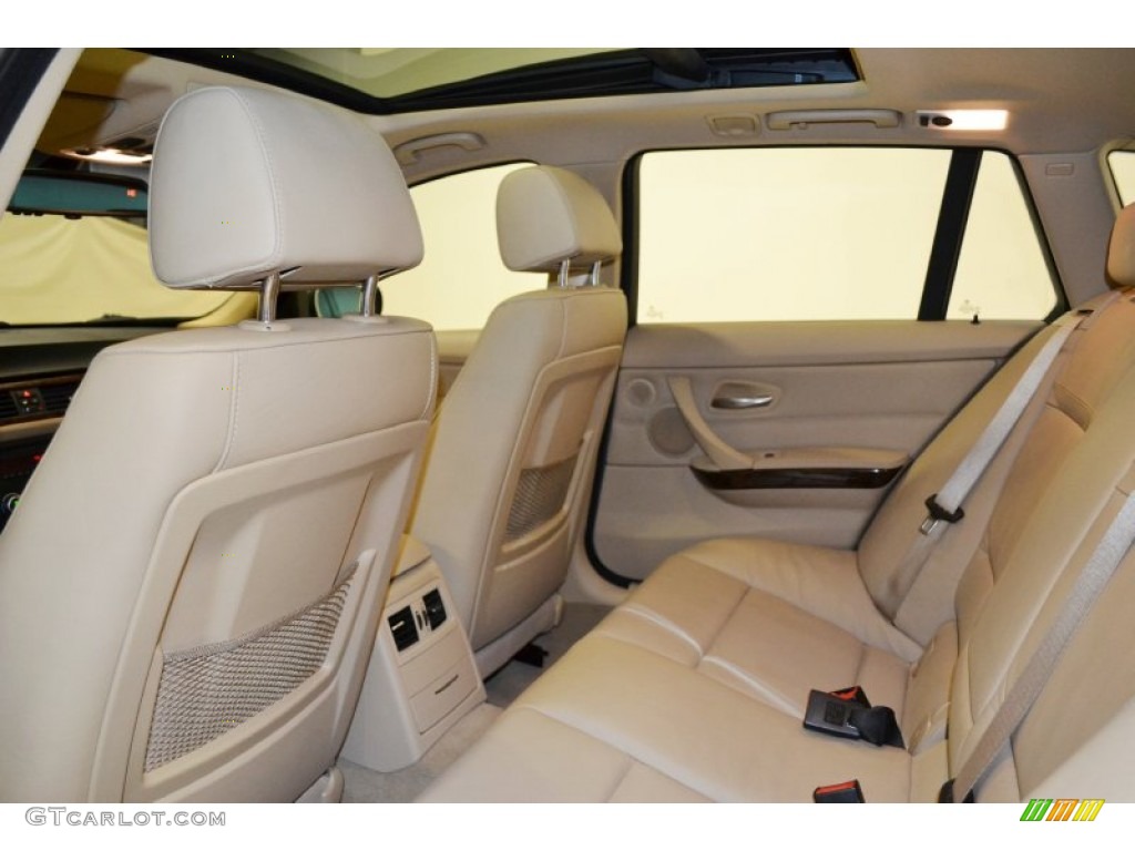 2009 3 Series 328xi Sport Wagon - Space Grey Metallic / Beige photo #16