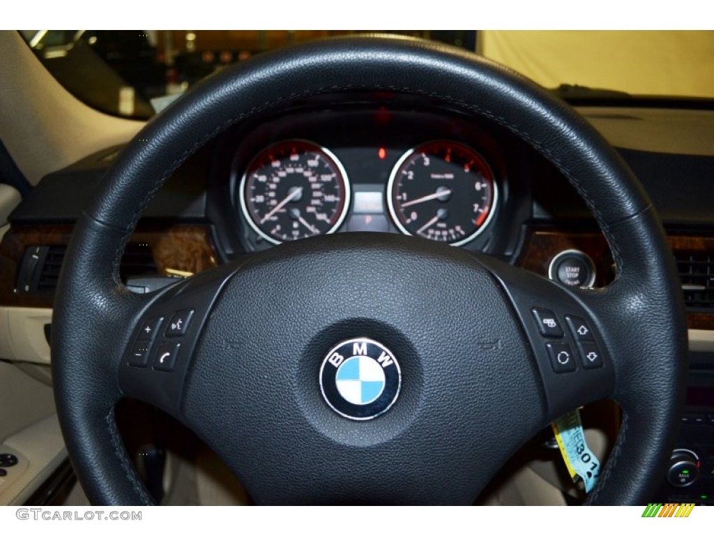 2009 3 Series 328xi Sport Wagon - Space Grey Metallic / Beige photo #25