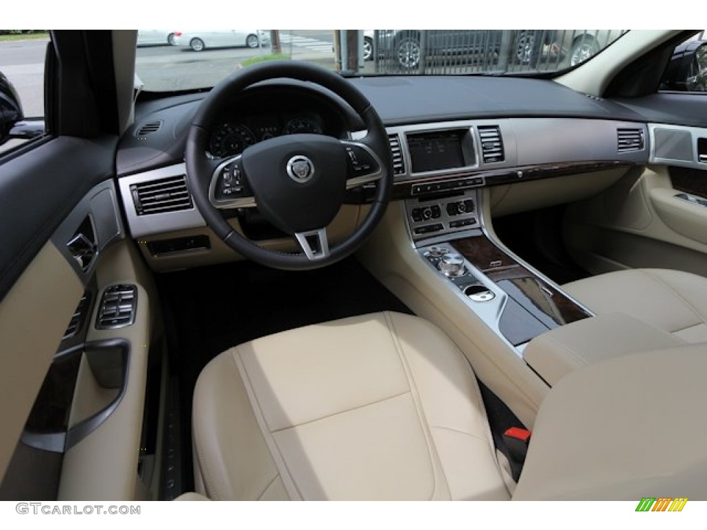 Barley/Warm Charcoal Interior 2012 Jaguar XF Standard XF Model Photo #69122357