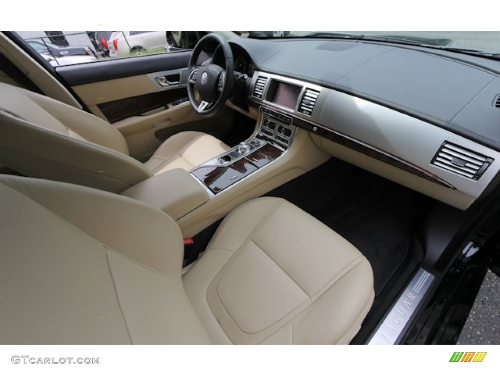 Barley/Warm Charcoal Interior 2012 Jaguar XF Standard XF Model Photo #69122432