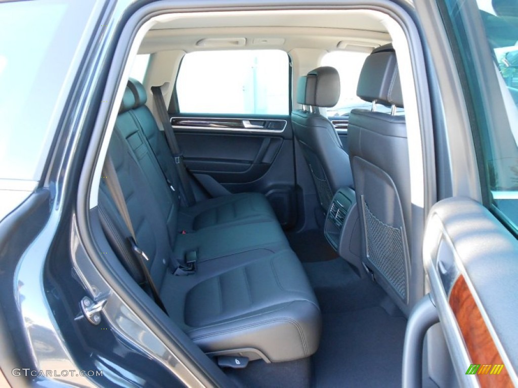 Black Anthracite Interior 2013 Volkswagen Touareg VR6 FSI Lux 4XMotion Photo #69122600