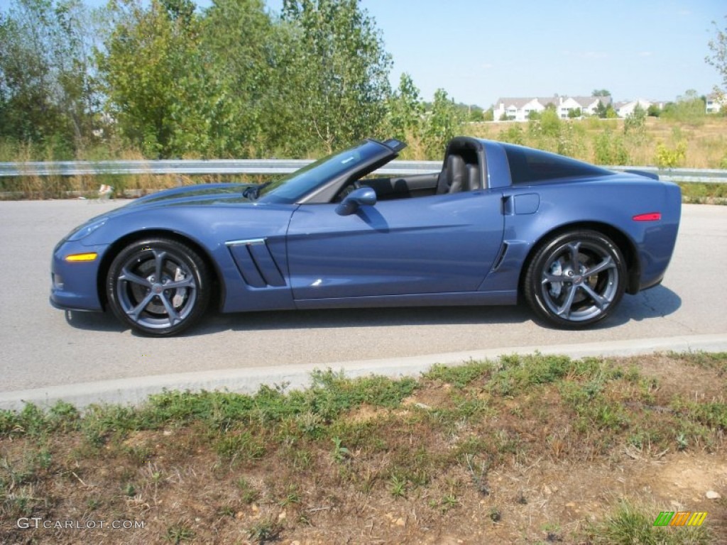 Supersonic Blue Metallic 2012 Chevrolet Corvette Grand Sport Coupe Exterior Photo #69123413