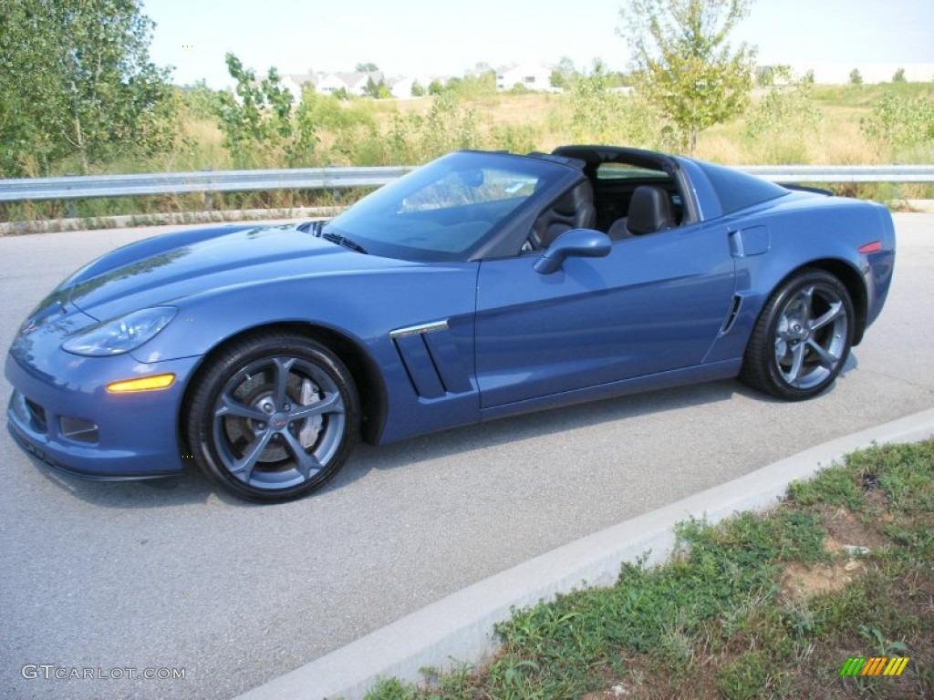 2012 Corvette Grand Sport Coupe - Supersonic Blue Metallic / Ebony photo #4