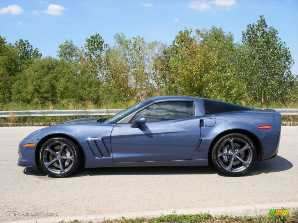 Supersonic Blue Metallic 2012 Chevrolet Corvette Grand Sport Coupe Exterior Photo #69123443