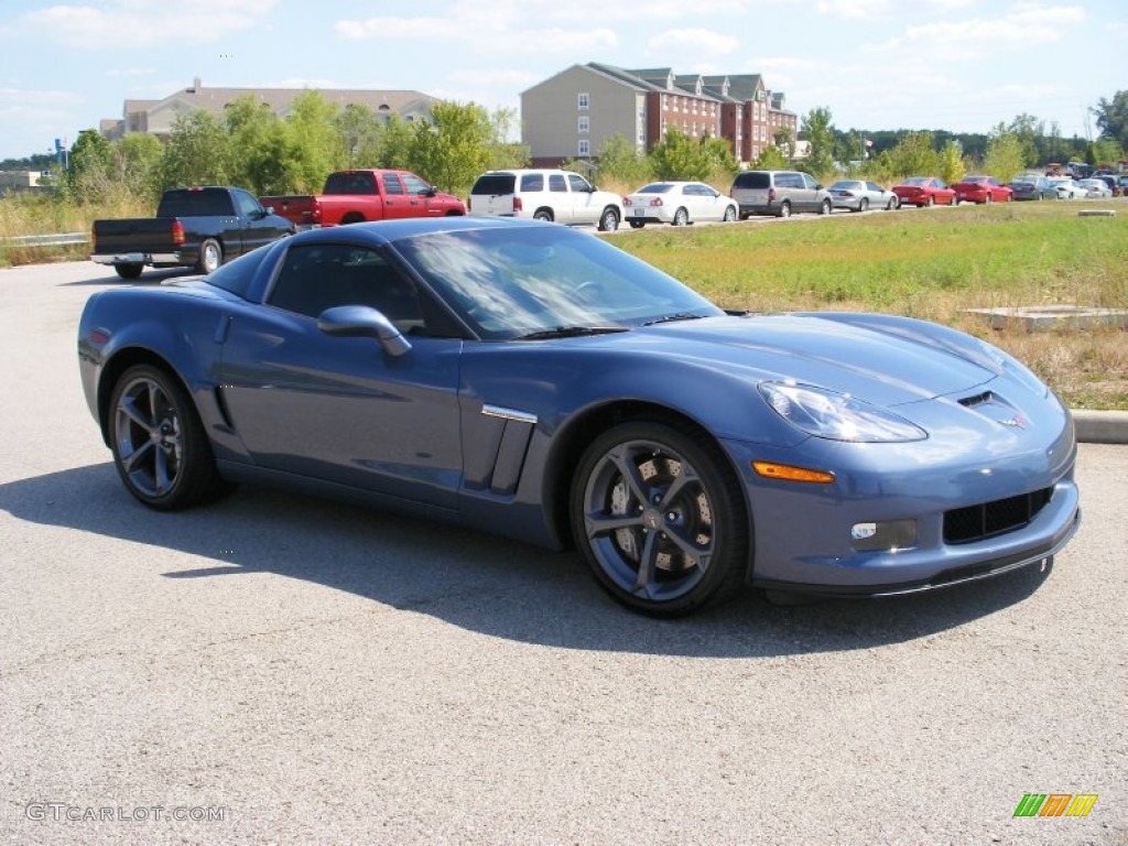 Supersonic Blue Metallic 2012 Chevrolet Corvette Grand Sport Coupe Exterior Photo #69123473