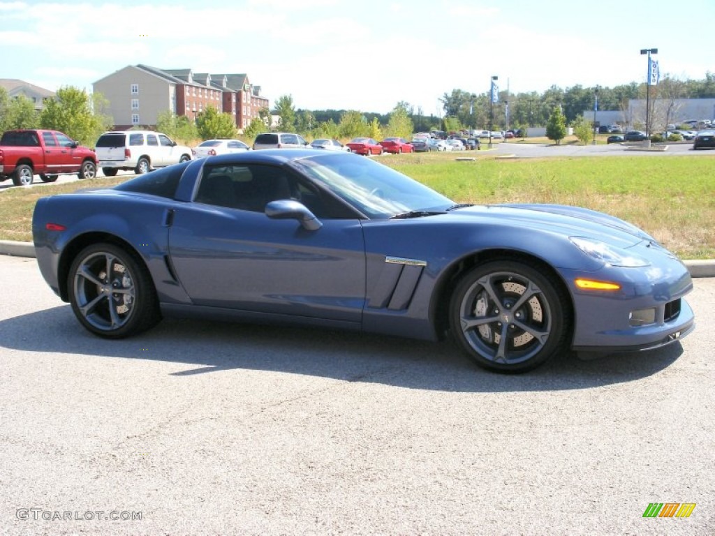 2012 Corvette Grand Sport Coupe - Supersonic Blue Metallic / Ebony photo #9