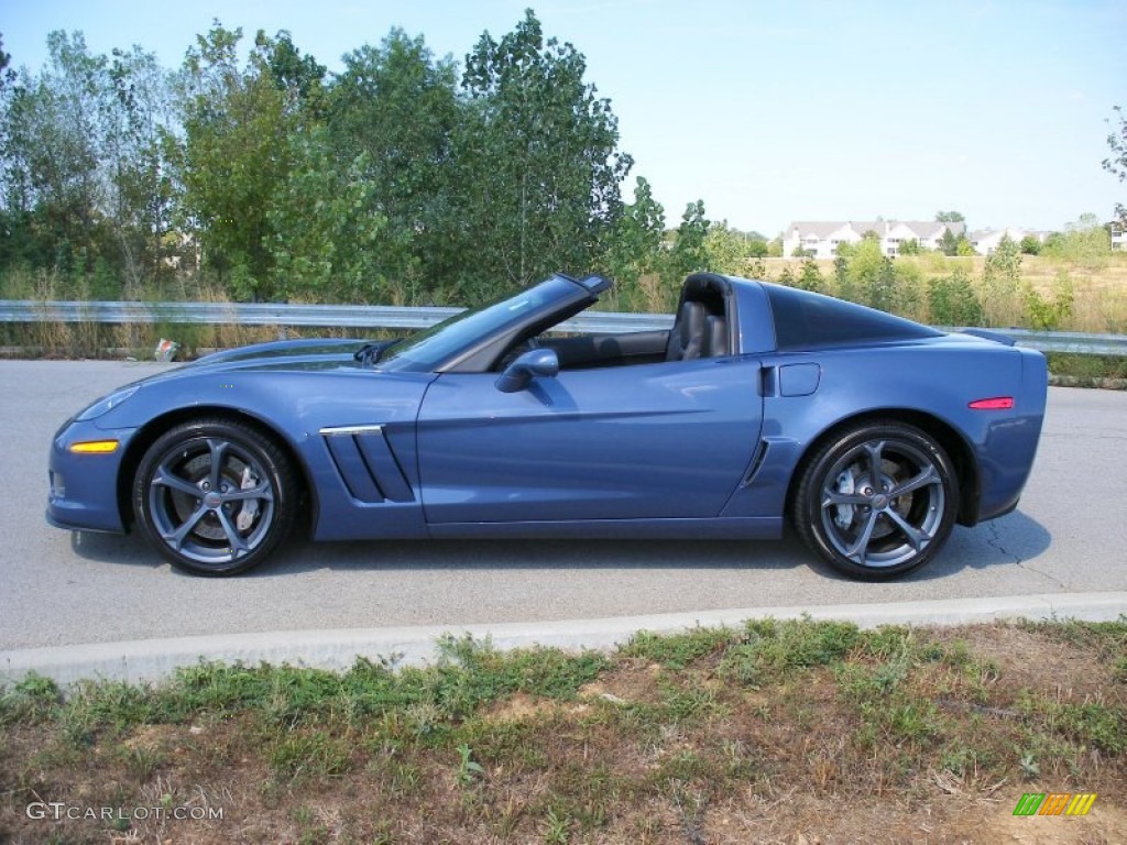 Supersonic Blue Metallic 2012 Chevrolet Corvette Grand Sport Coupe Exterior Photo #69123512