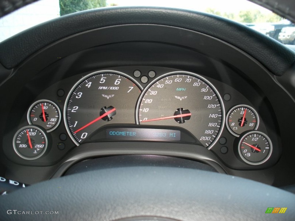 2012 Chevrolet Corvette Grand Sport Coupe Gauges Photo #69123572