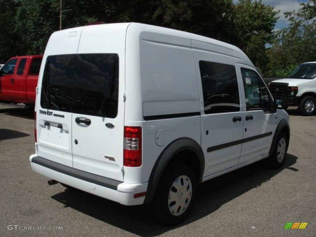 2012 Transit Connect XLT Van - Frozen White / Dark Grey photo #8