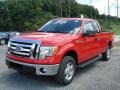 2012 Race Red Ford F150 XLT SuperCab 4x4  photo #4