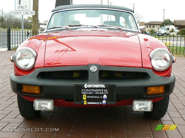 Dark Red 1978 MG MGB Roadster Standard MGB Roadster Model Exterior Photo #691256