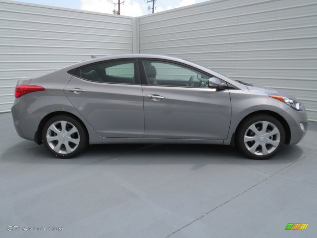 2013 Elantra Limited - Titanium Gray Metallic / Gray photo #2