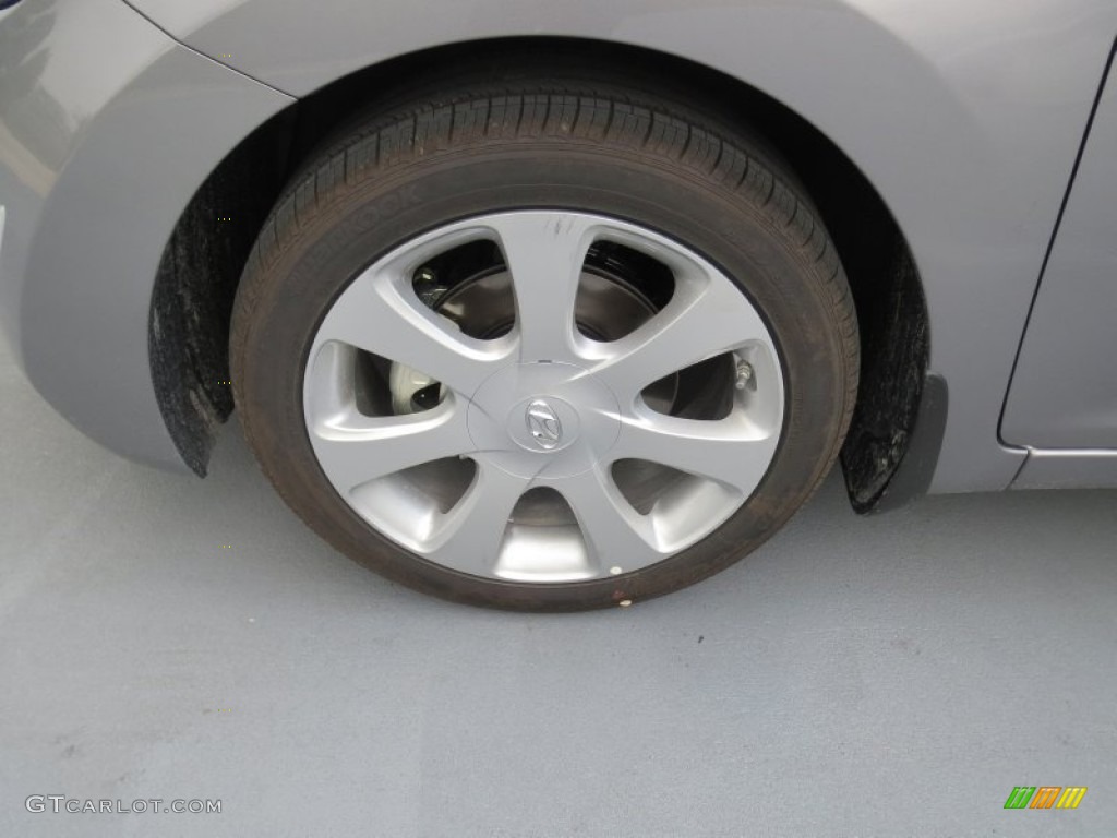 2013 Elantra Limited - Titanium Gray Metallic / Gray photo #10