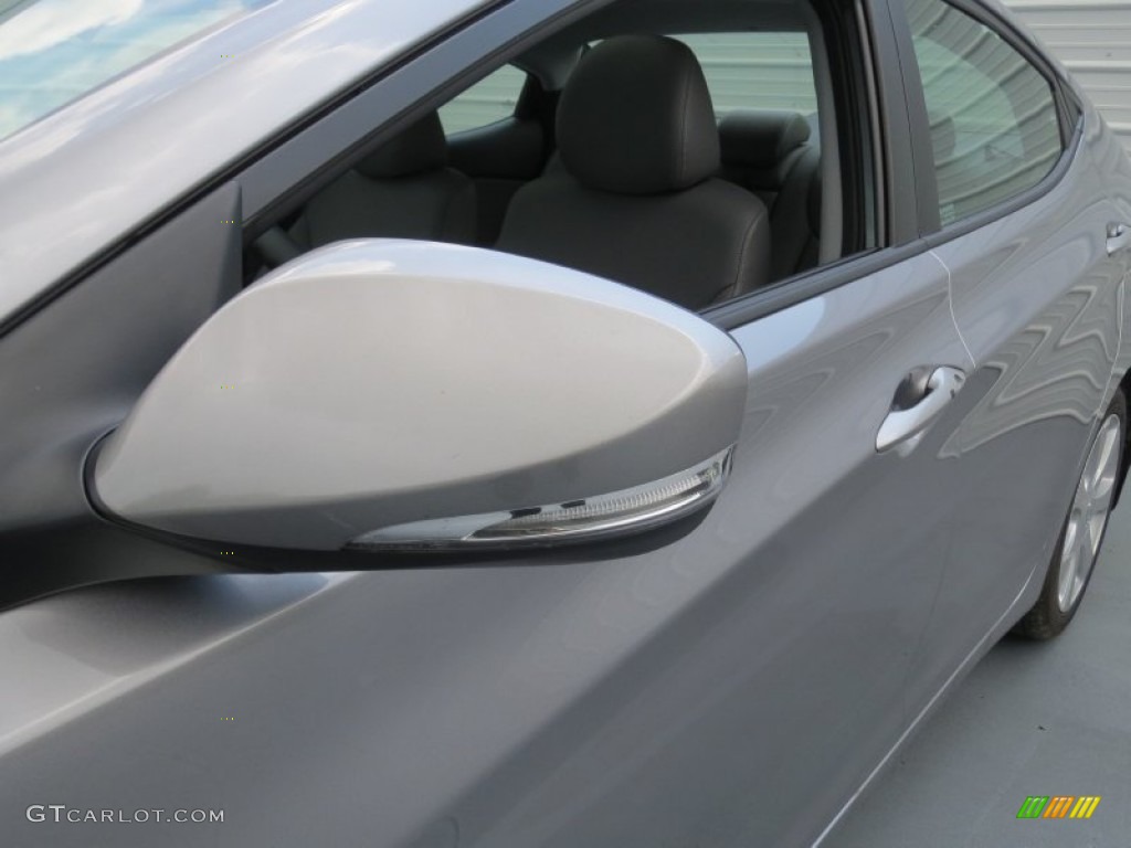 2013 Elantra Limited - Titanium Gray Metallic / Gray photo #11
