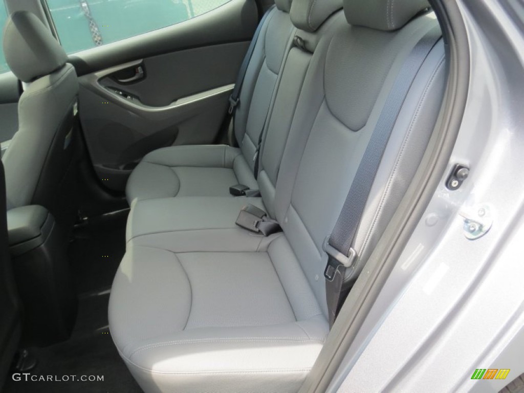 2013 Elantra Limited - Titanium Gray Metallic / Gray photo #20