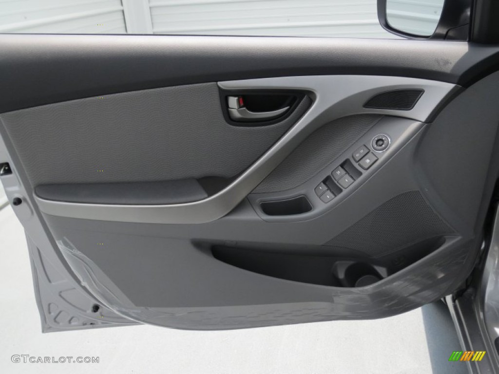 2013 Elantra Limited - Titanium Gray Metallic / Gray photo #21