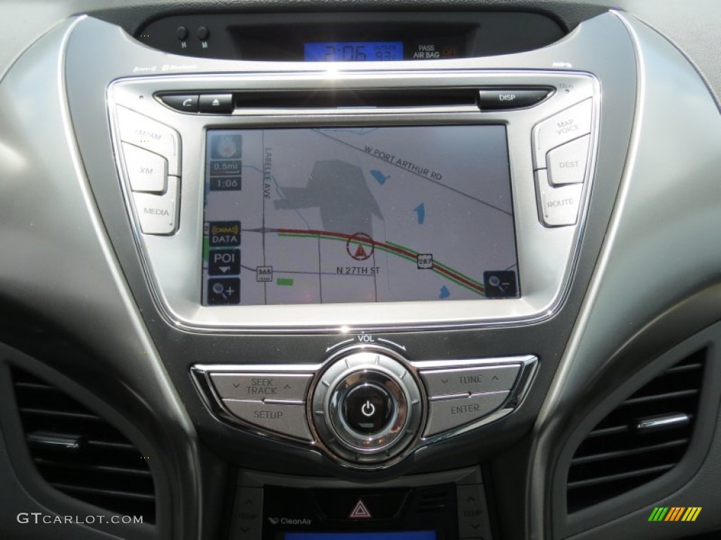 2013 Elantra Limited - Titanium Gray Metallic / Gray photo #28