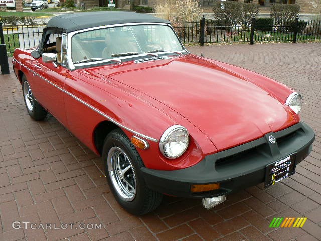 Dark Red 1978 MG MGB Roadster Standard MGB Roadster Model Exterior Photo #691263