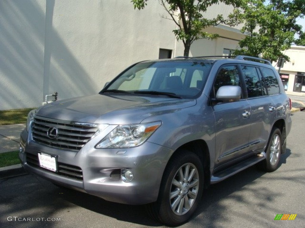 2008 LX 570 - Twilight Gray Metallic / Dark Gray photo #1