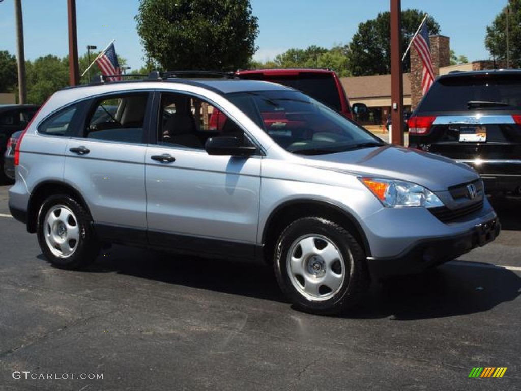 2008 CR-V LX 4WD - Whistler Silver Metallic / Gray photo #2