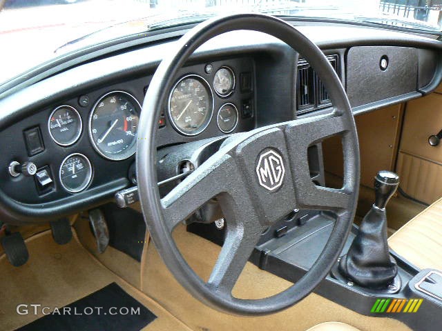 Tan Interior 1978 MG MGB Roadster Standard MGB Roadster Model Photo #691298