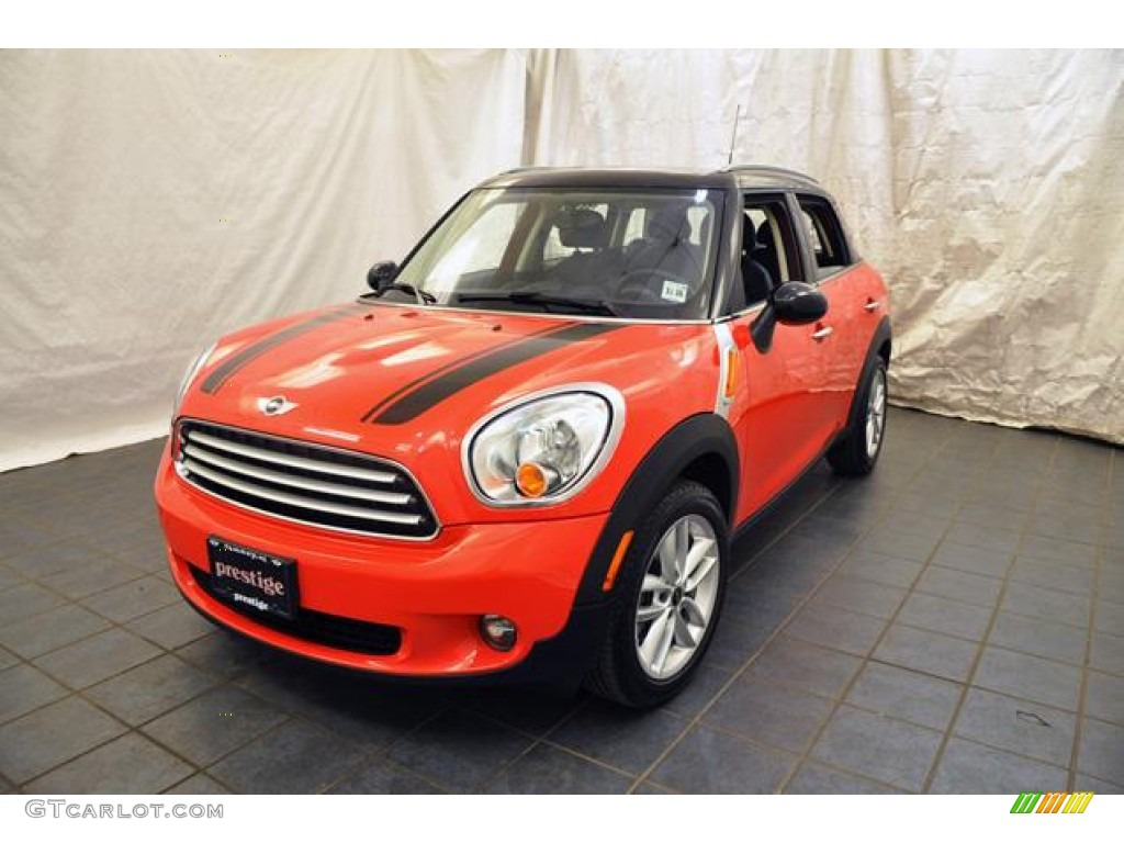 2011 Cooper Countryman - Pure Red / Carbon Black photo #1