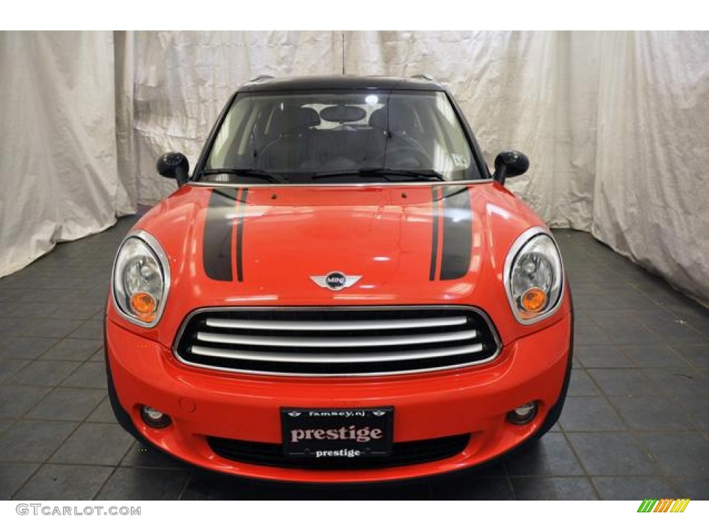 2011 Cooper Countryman - Pure Red / Carbon Black photo #22