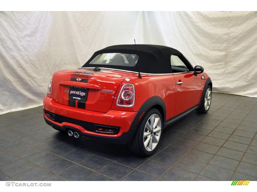 2013 Cooper S Roadster - Chili Red / Carbon Black photo #3