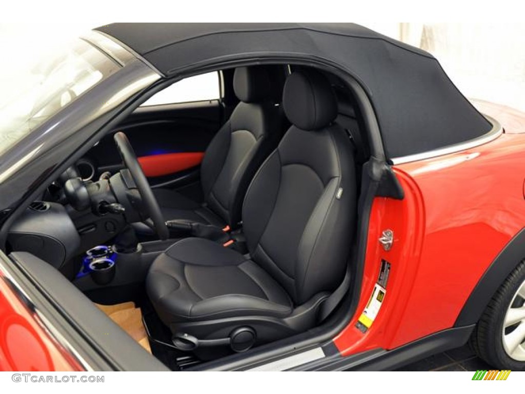 2013 Cooper S Roadster - Chili Red / Carbon Black photo #13