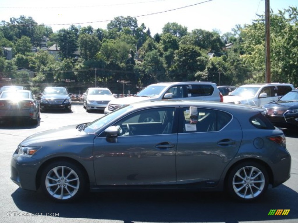 2012 CT 200h Hybrid Premium - Nebula Gray Pearl / Black photo #1