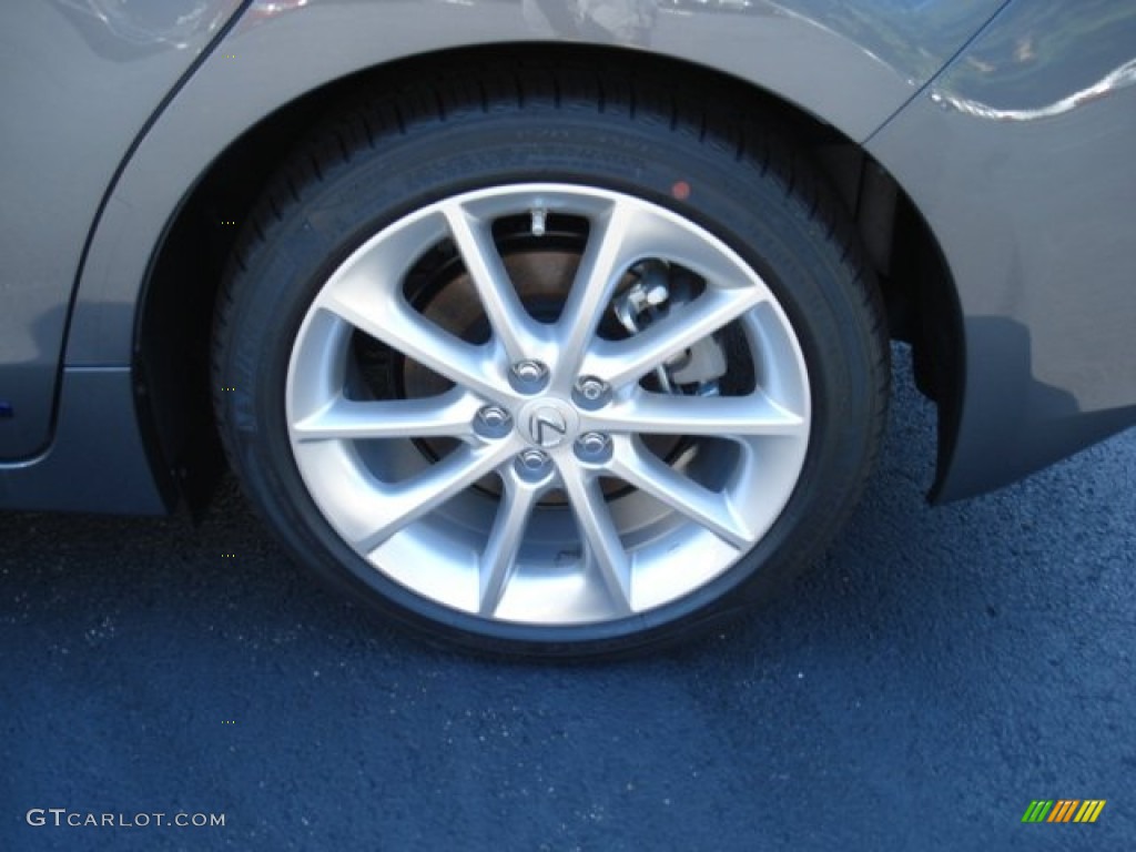 2012 CT 200h Hybrid Premium - Nebula Gray Pearl / Black photo #9